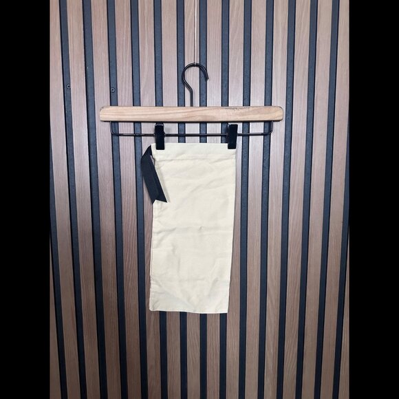 Valentino Dust Bag 6.5" x 14.5" Ivory Garavani Belt Storage Canvas Designer - Picture 3 of 8